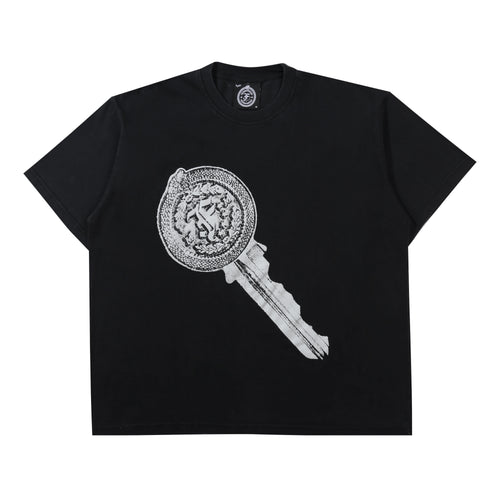 .Feast - Ouroboros Key Washed - Boxy T-shirt - Black