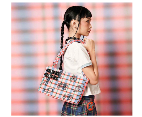 Liunic - Plaid Playdate Belt - Shoulder Bag