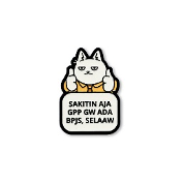 KITC - Sakitin Aja Enamel Pin