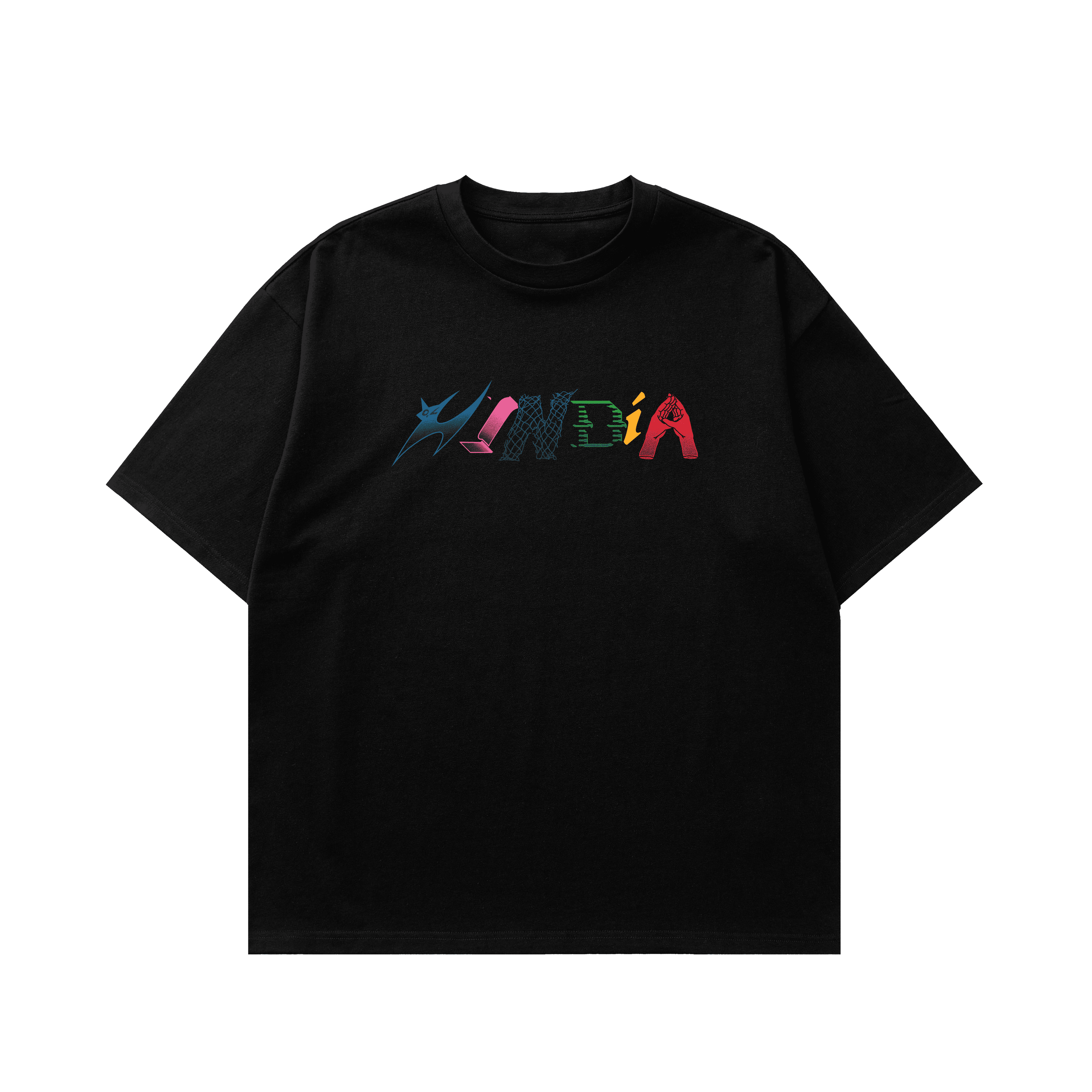 Hindia x Marté - Logotype - T-shirt - Black