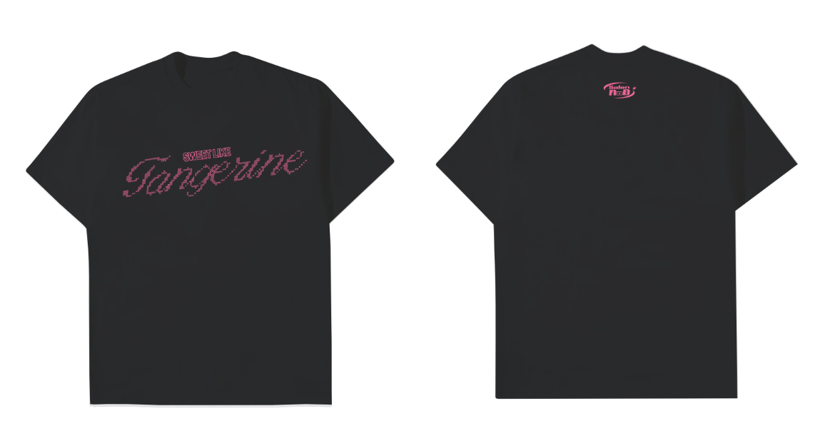Salon RnB - Tangerine - T-Shirt - Regular Tee - Black