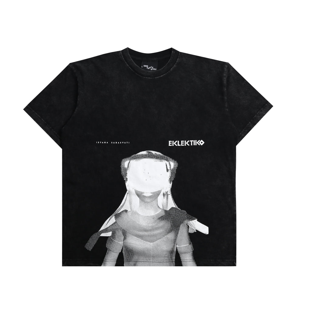 Isyana Sarasvati - Negative - T-Shirt - Regular Tee - Washed - Black