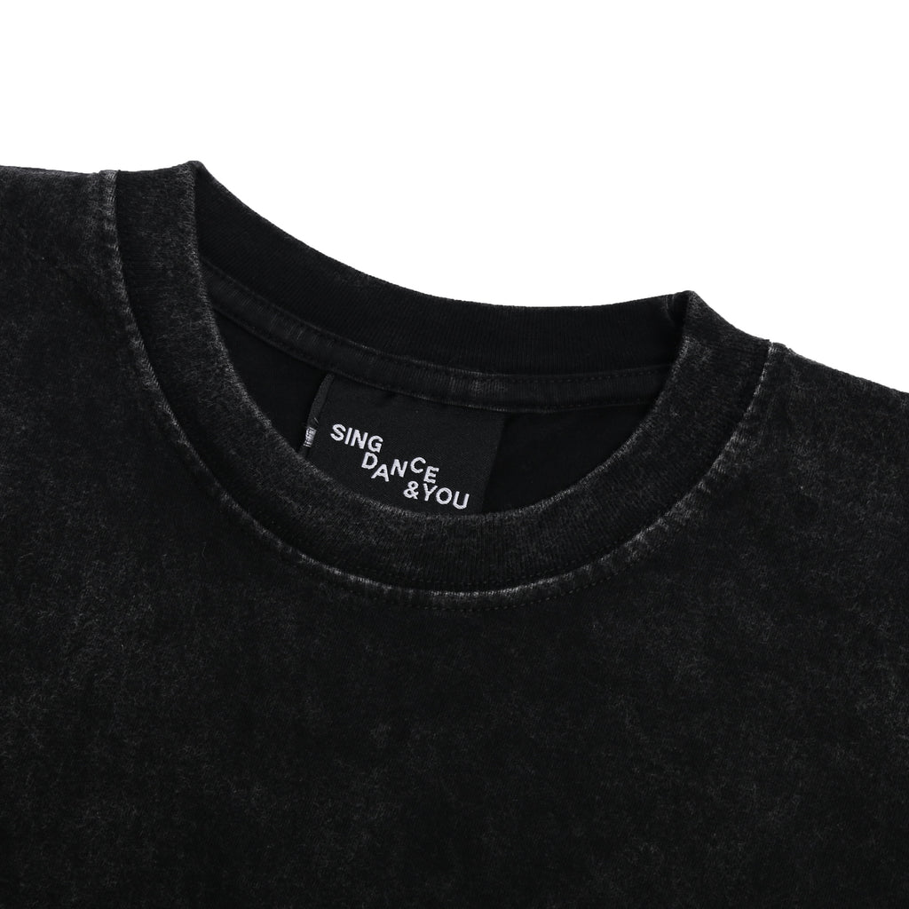 Isyana Sarasvati - Negative - T-Shirt - Regular Tee - Washed - Black