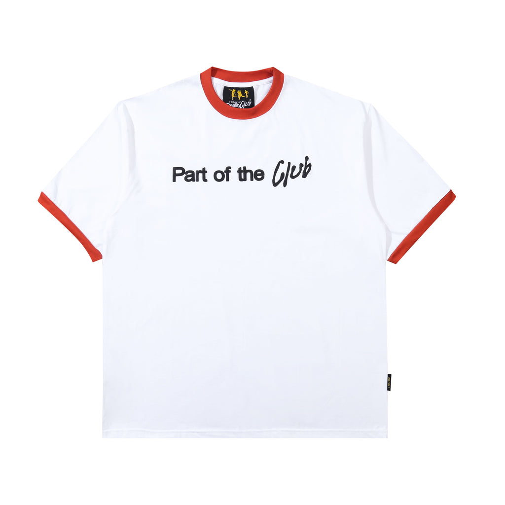 Reality Club - The Club - Ringer T-shirt - White