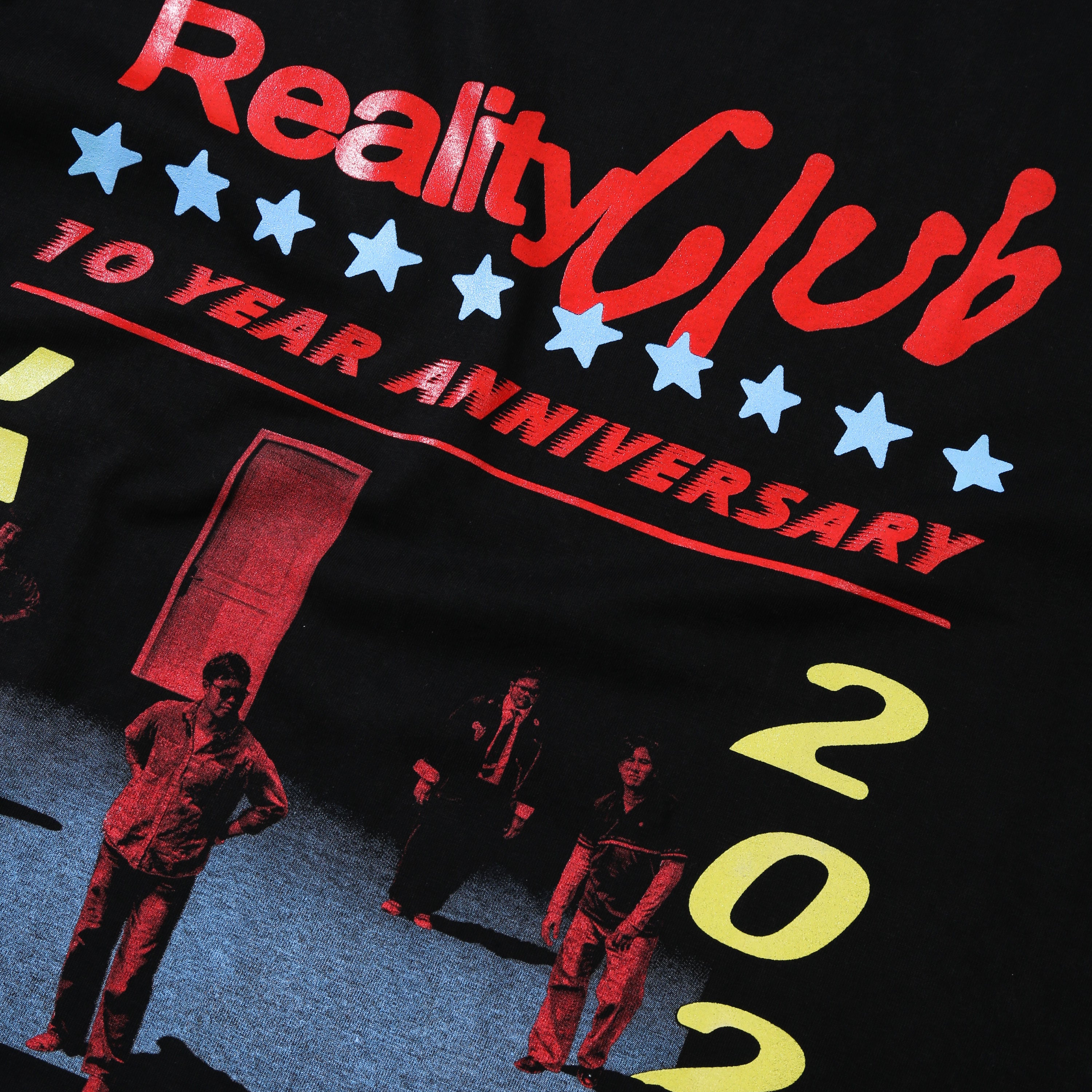 Reality Club - 10 Year Anniversary Washed - T-shirt - Black
