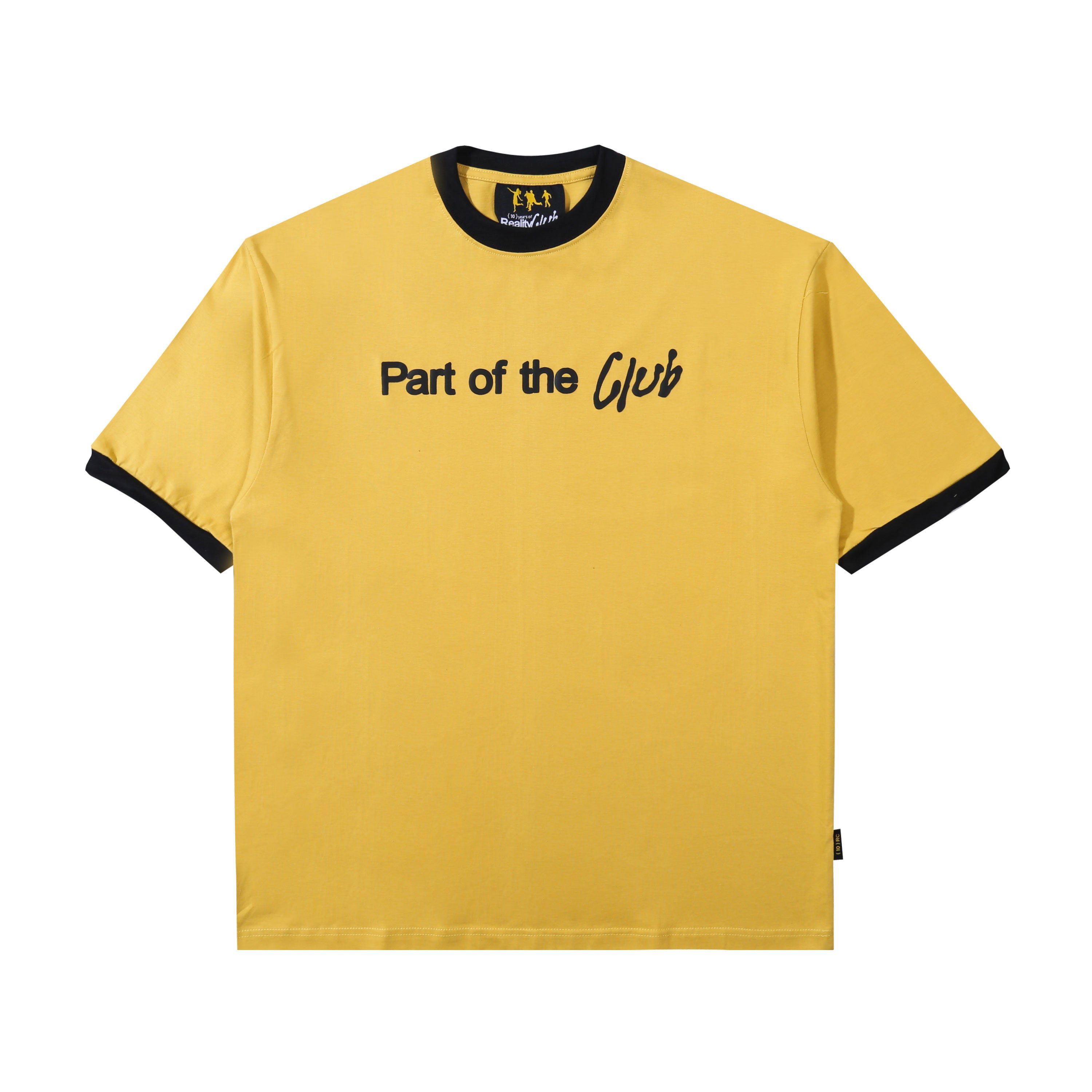 Reality Club - The Club - Ringer T-shirt - Yellow