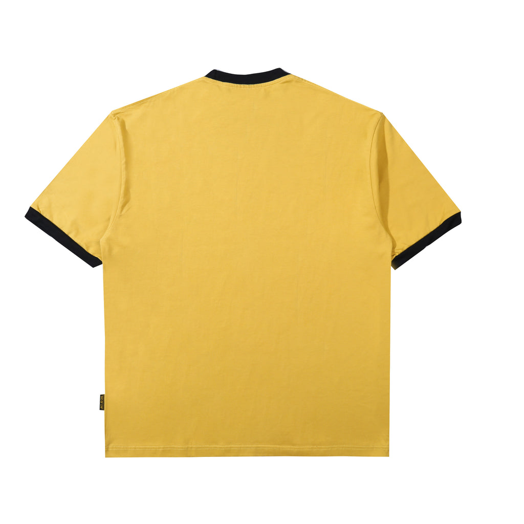 Reality Club - The Club - Ringer T-shirt - Yellow