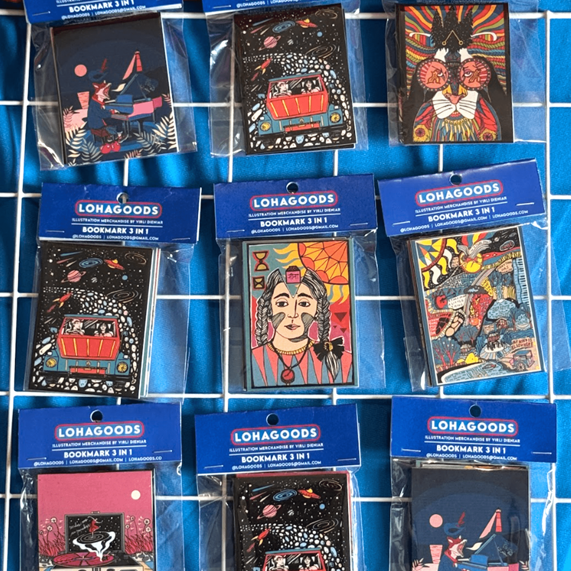 Lohagoods - Bookmark 3 in 1 - Prints