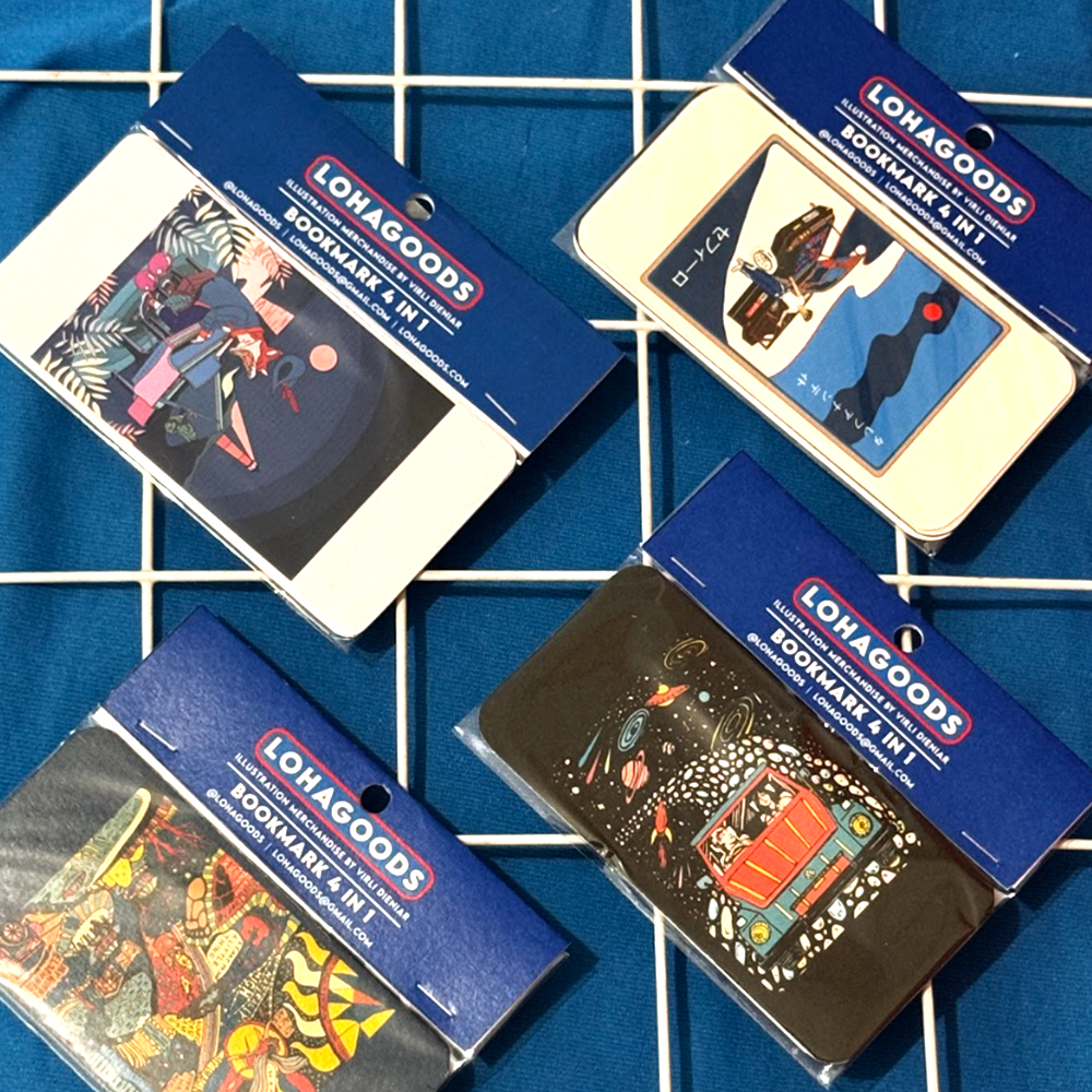 Lohagoods - Bookmark 4 in 1 - Prints