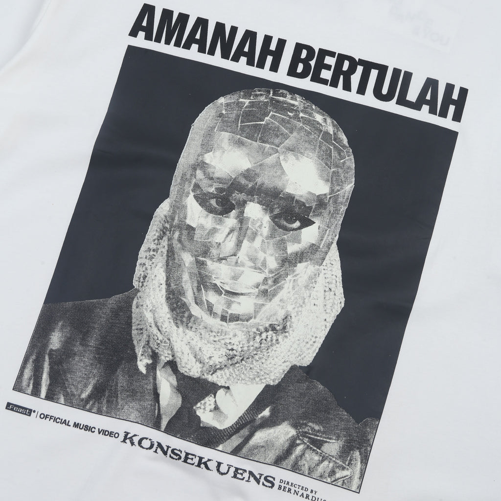 .Feast - Konsekuens MV - T-shirt - Broken White