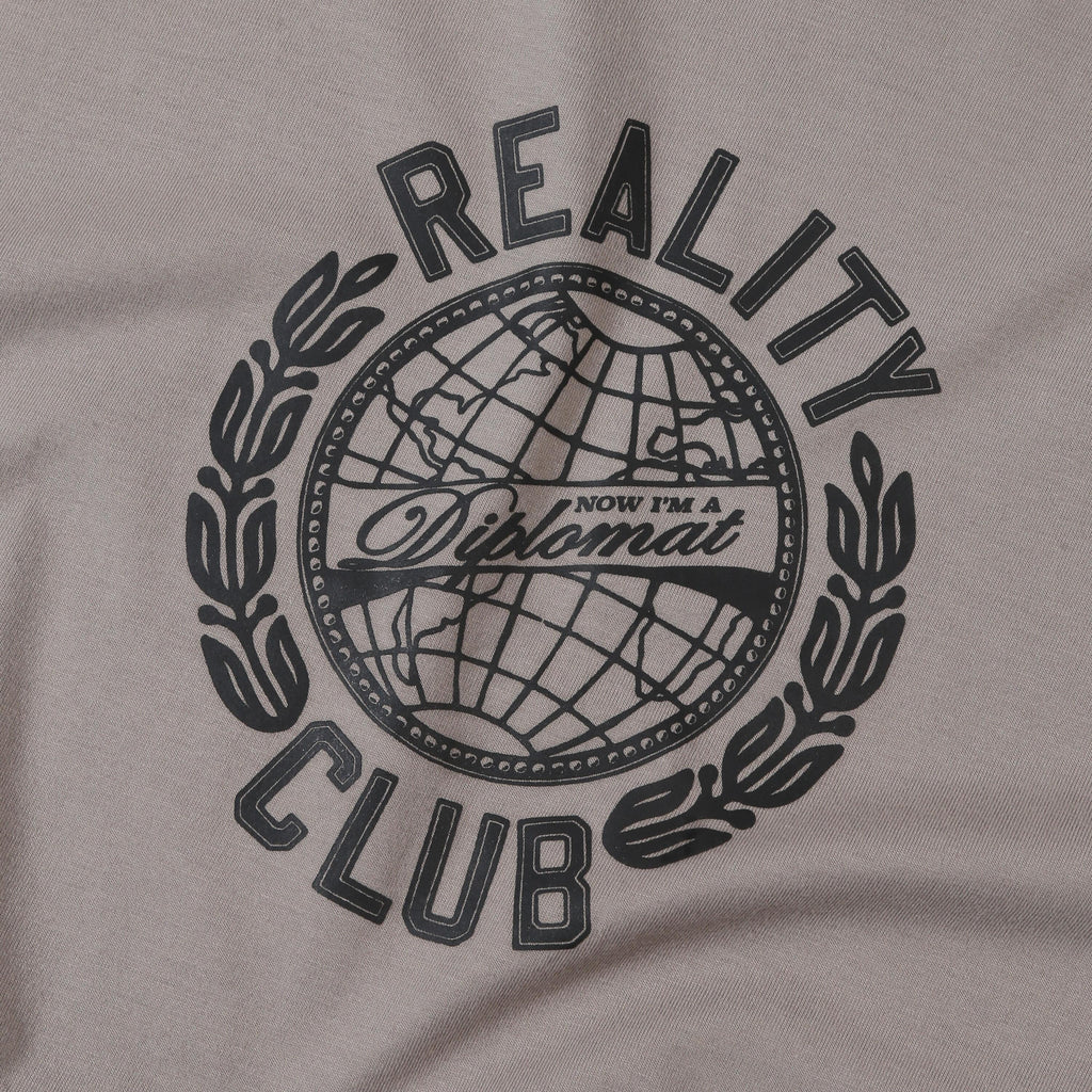 Reality Club - Diplomat - T-shirt - Grey