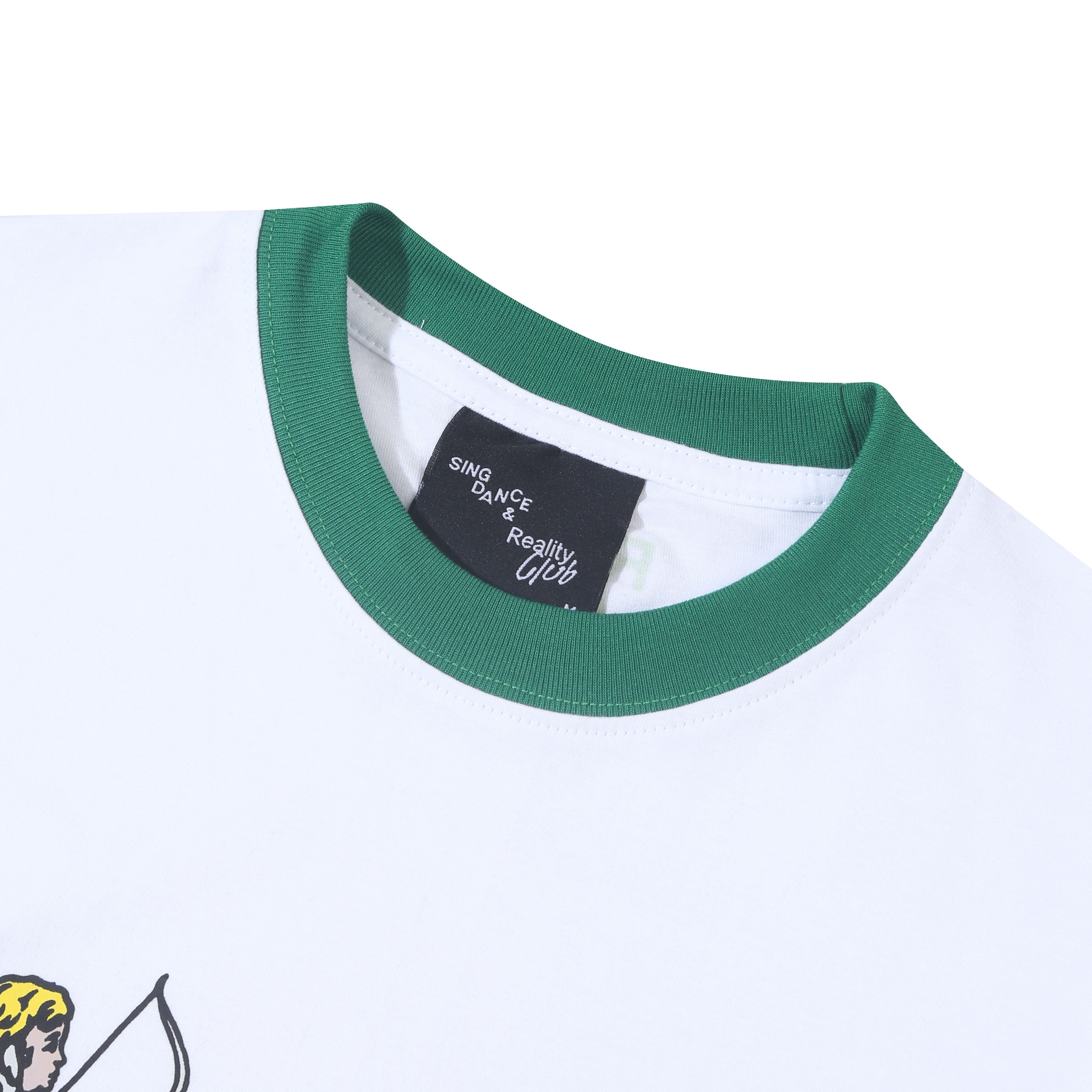 Reality Club - Lovers - Ringer T-shirt - White