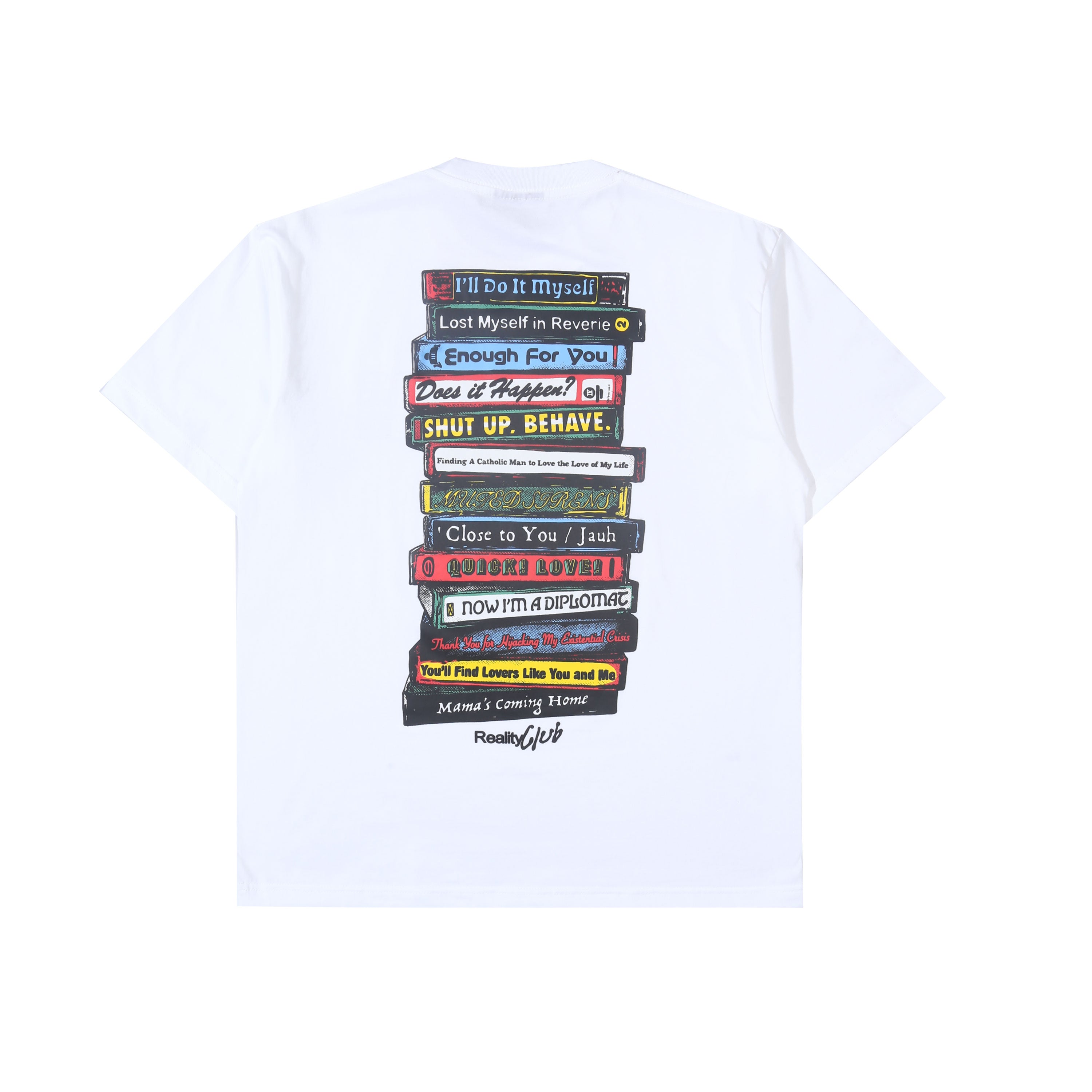 Reality Club - Tracklist 2026 - T-shirt - White