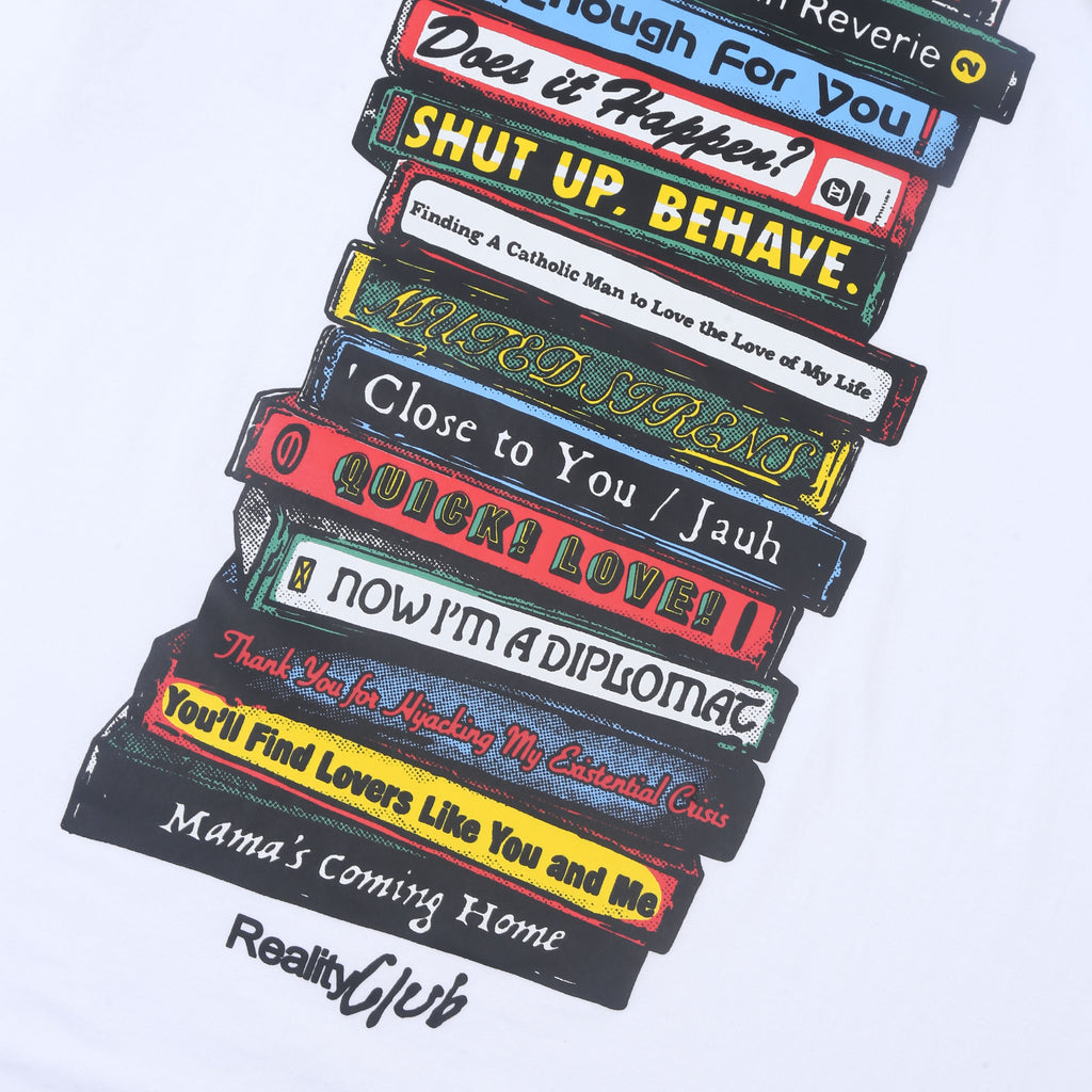 Reality Club - Tracklist 2026 - T-shirt - White