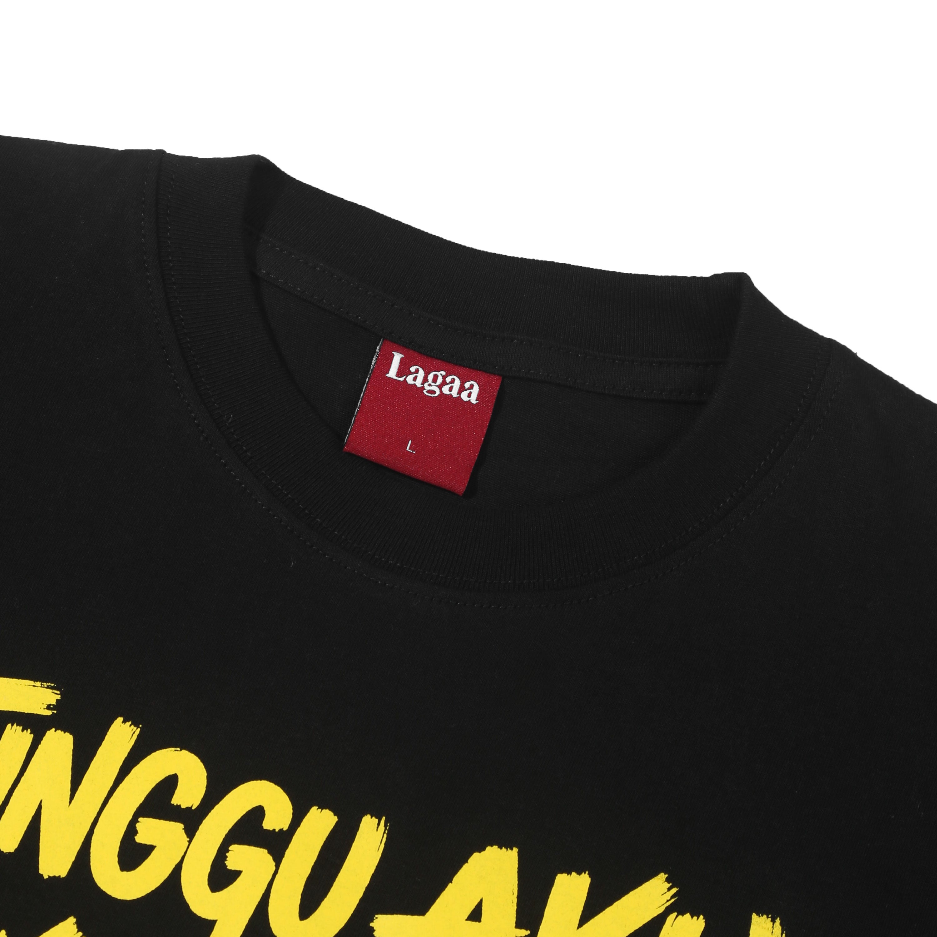 Lagaa - Tunggu Aku Sukses Nanti - T-shirt - Black