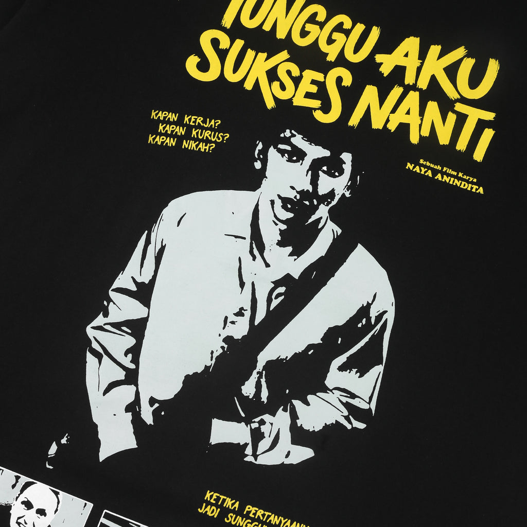 Lagaa - Tunggu Aku Sukses Nanti - T-shirt - Black