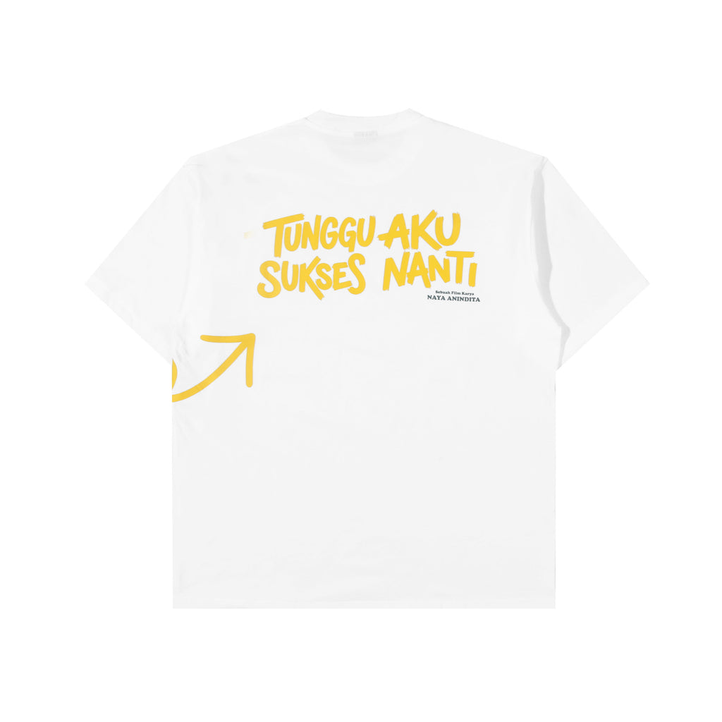 Lagaa - Tunggu Aku Sukses Nanti - T-shirt - White