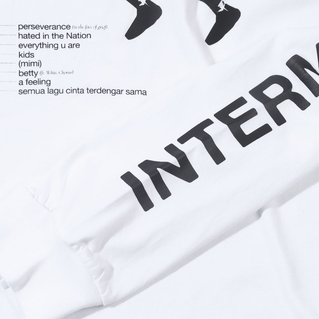 Hindia - Doves Tracklist Longsleeve - T-shirt - White