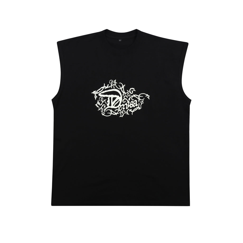 Denisa - Caligraphic - T-Shirt - Sleveless