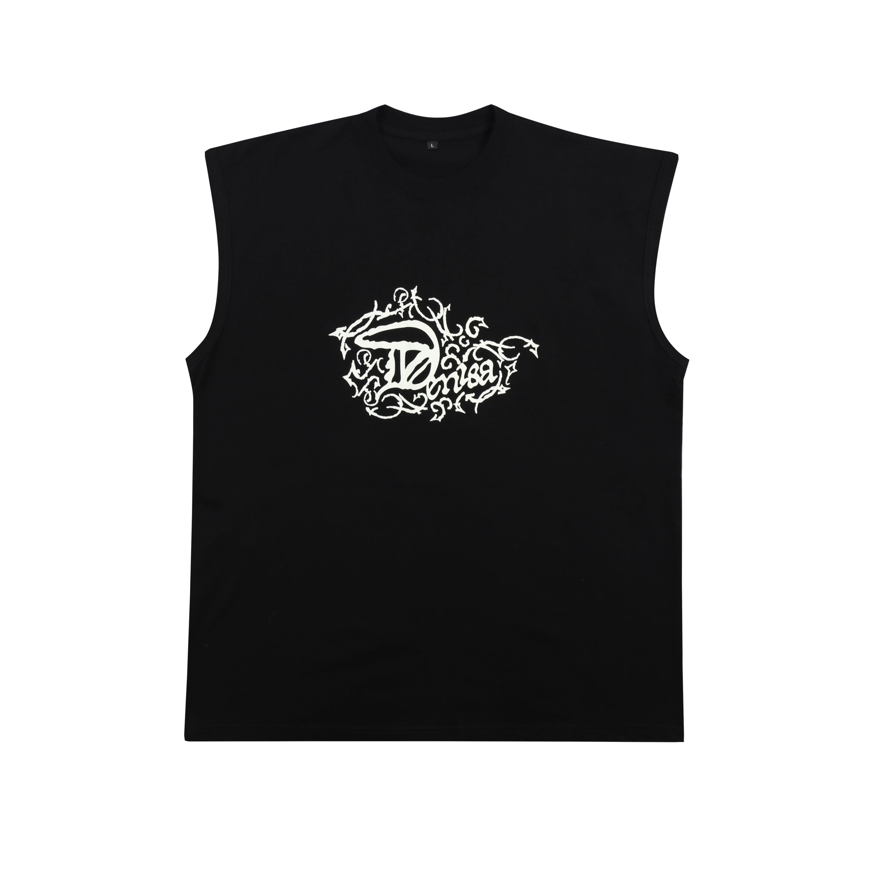 Denisa - Caligraphic - T-Shirt - Sleveless