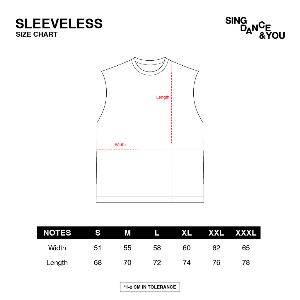 Denisa - Caligraphic - T-Shirt - Sleveless