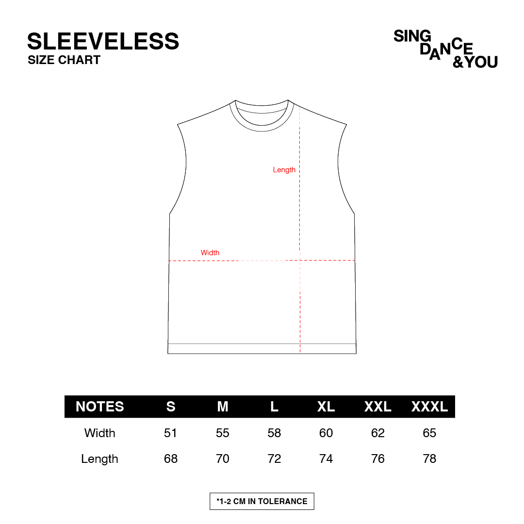 Denisa - Caligraphic - T-Shirt - Sleveless