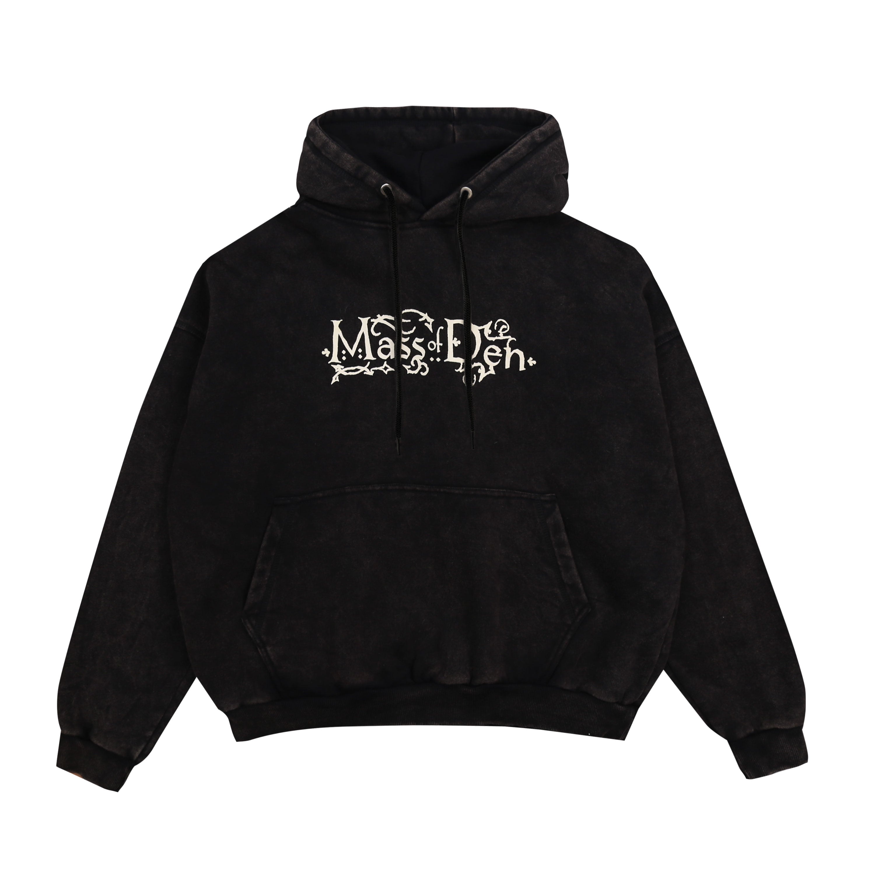 Denisa - Mass of Den - Hoodie - Light Washed - Black