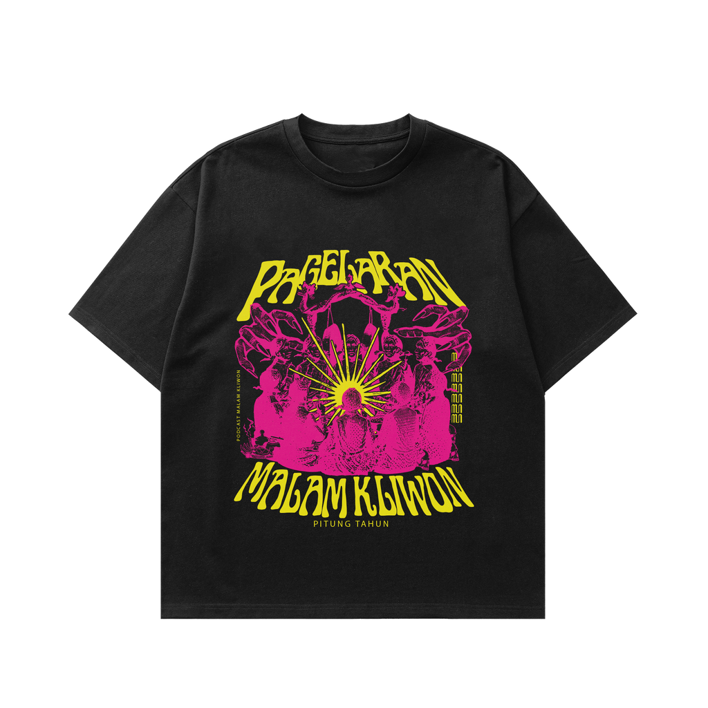 Podcast Malam Kliwon - Artwork 2 - T-Shirt - Regular Tee - 24s Combed - White