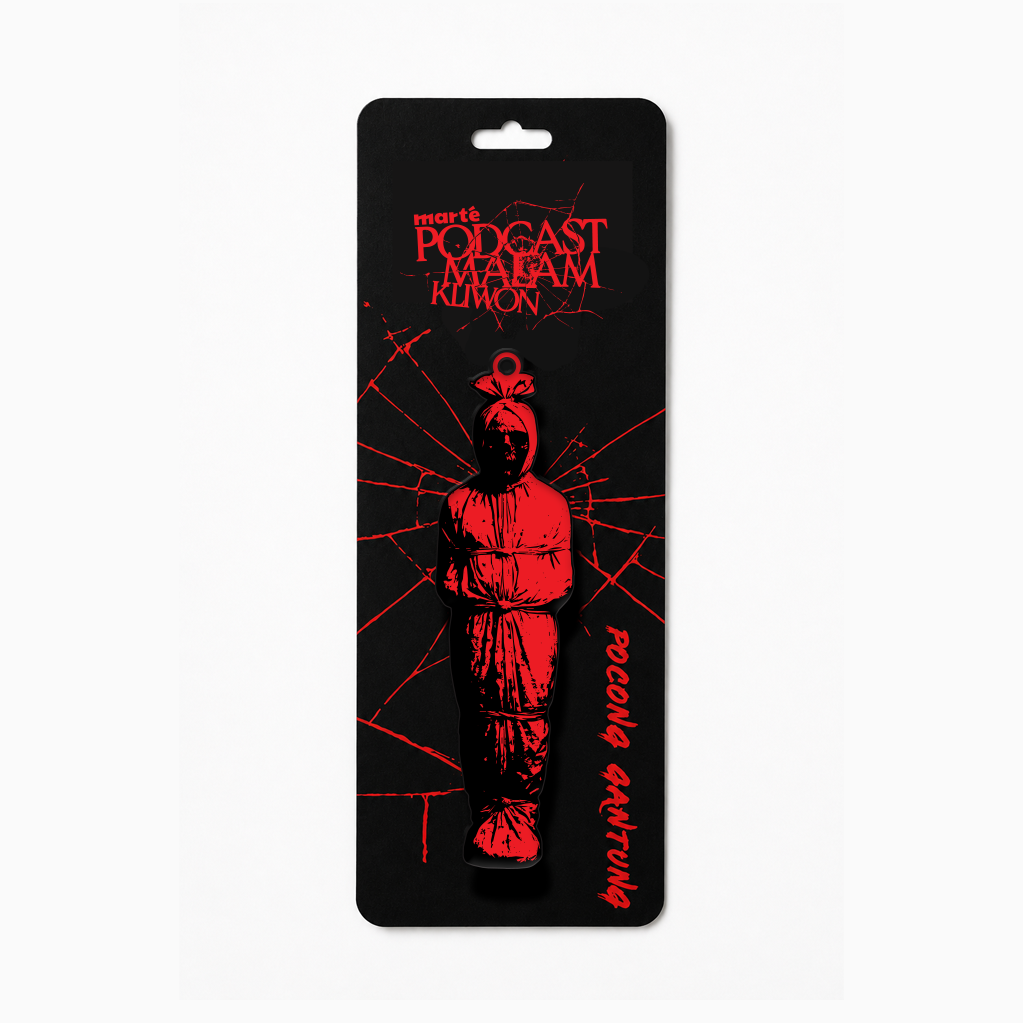 Podcast Malam Kliwon - Logo PMK - Keychain - Red