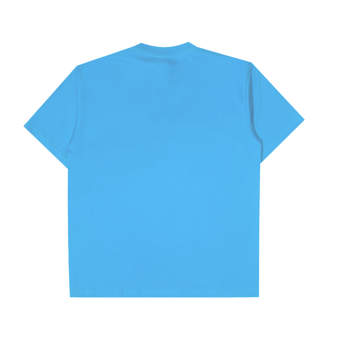 Salon RnB - Bubble Logo Tee - T-Shirt - Boxy Tee - Blue