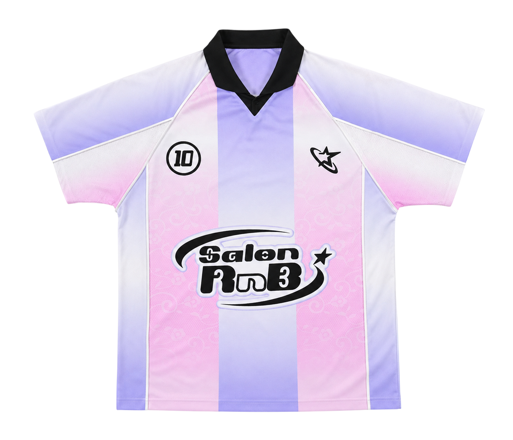 Salon RnB - Out of Ten - Jersey - Regular Tee - Blue & White