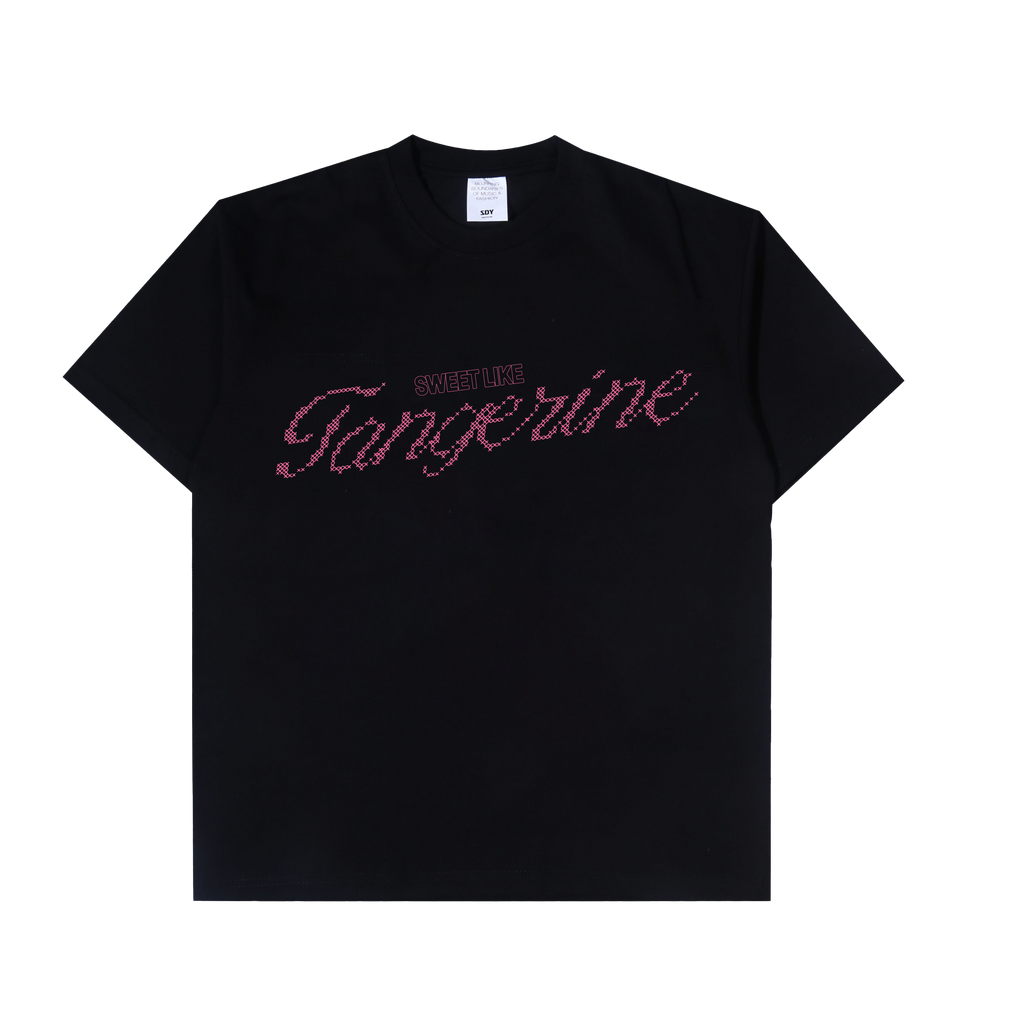 Salon RnB - Tangerine - T-Shirt - Regular Tee - Black