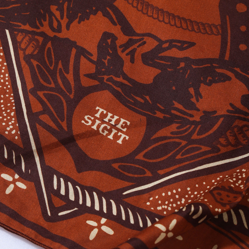 The Sigit - Horse - Scarf - Terracotta