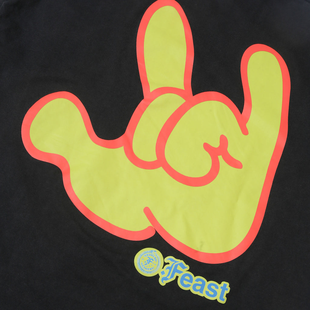 .Feast - Gajah Semut Manusia Washed - T-shirt - Black