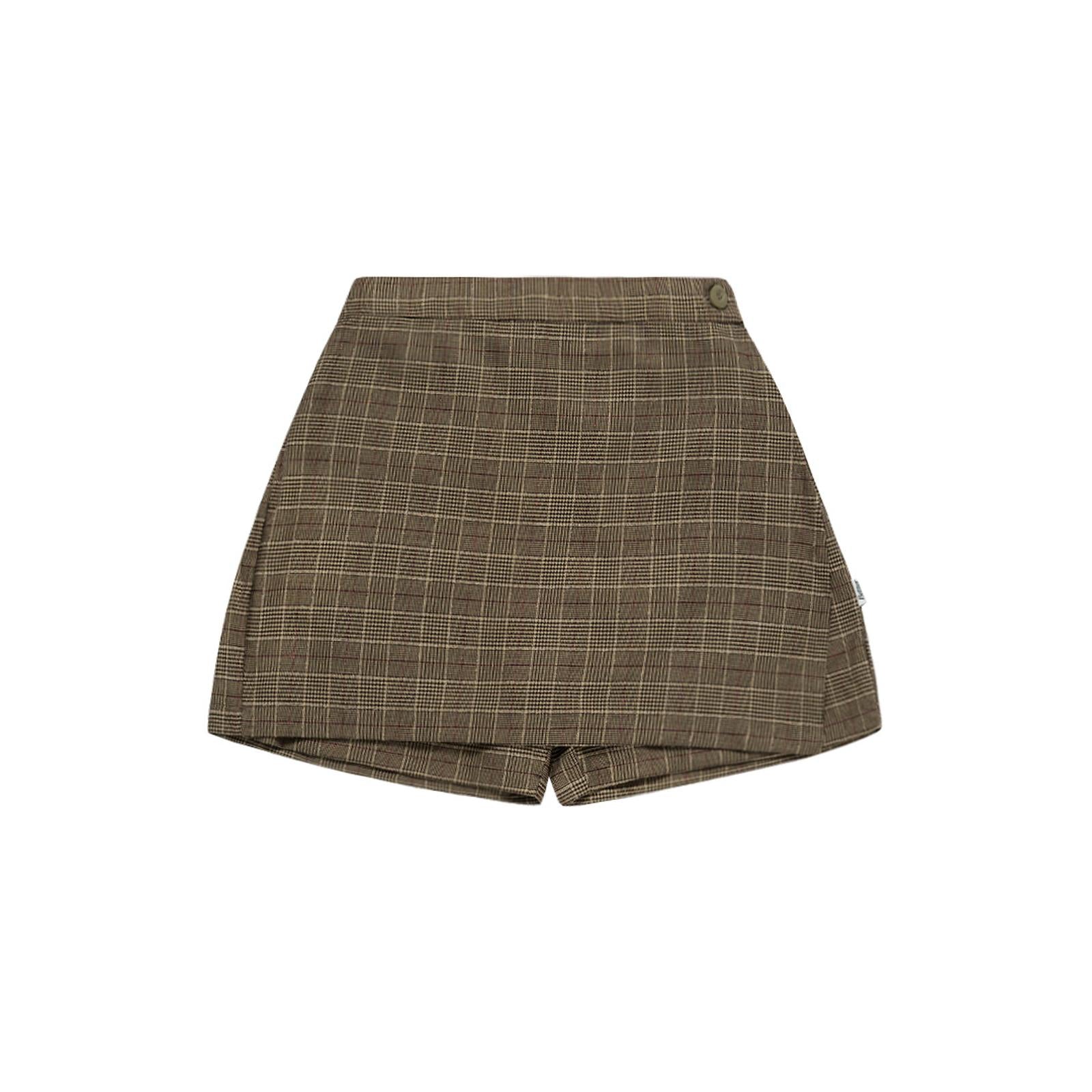 Better Goods - Plaid Skort Cream