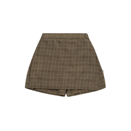 Better Goods - Plaid Skort Cream