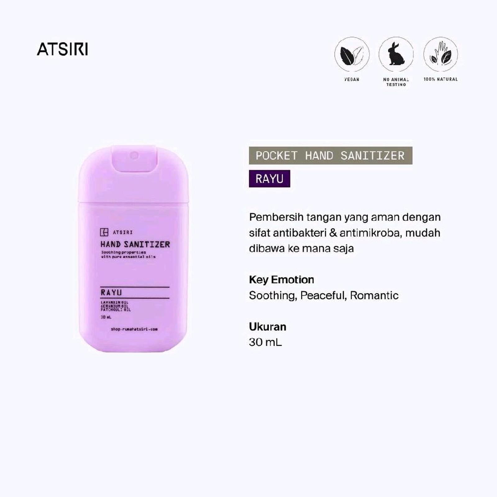 ATSIRI - Hand Sanitizer Pocket - Rayu