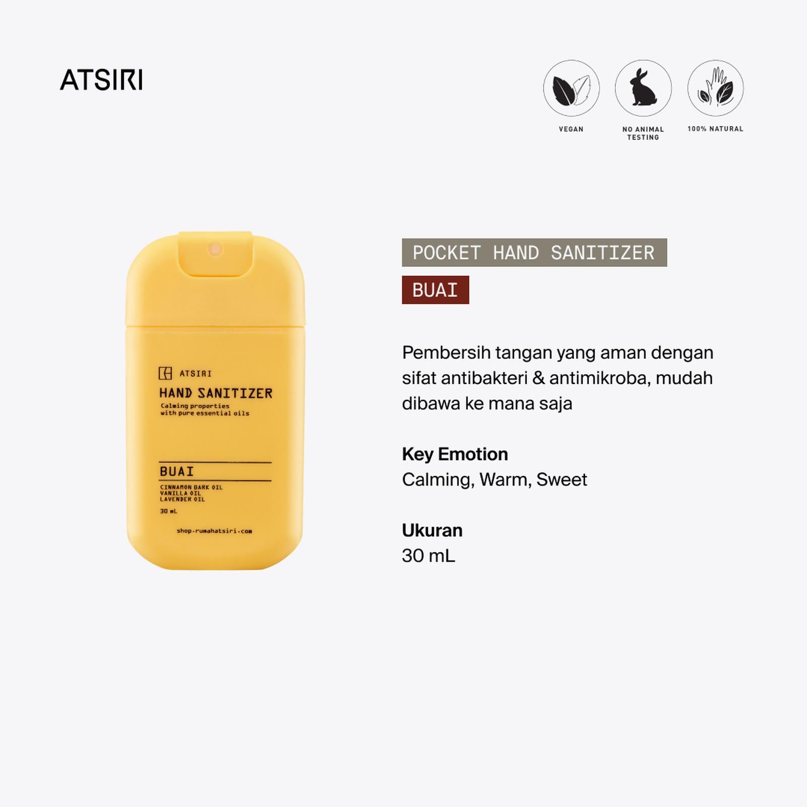 ATSIRI - Hand Sanitizer Pocket - Buai