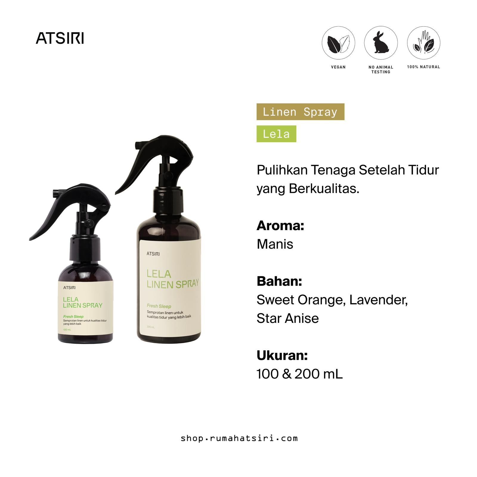 ATSIRI - Linen Spray - LeLa