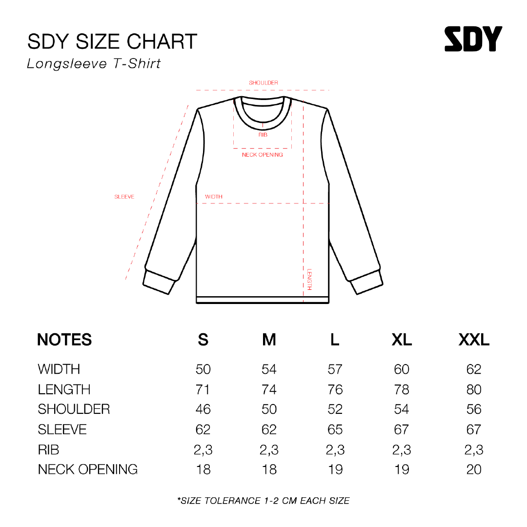 Hindia - MDB Tracklist Longsleeve - T-shirt - Black