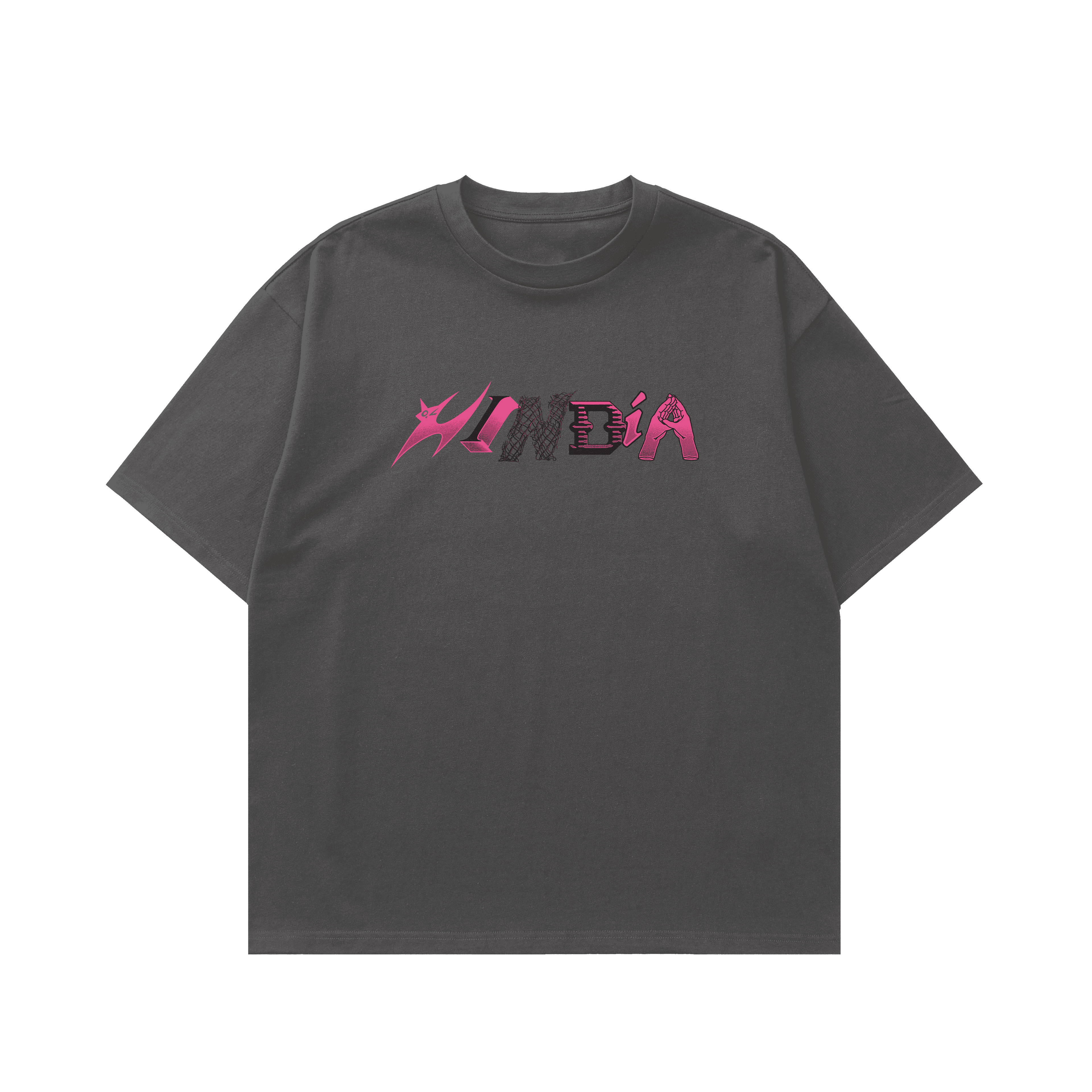 Hindia x Marté - Logotype - T-shirt - Grey