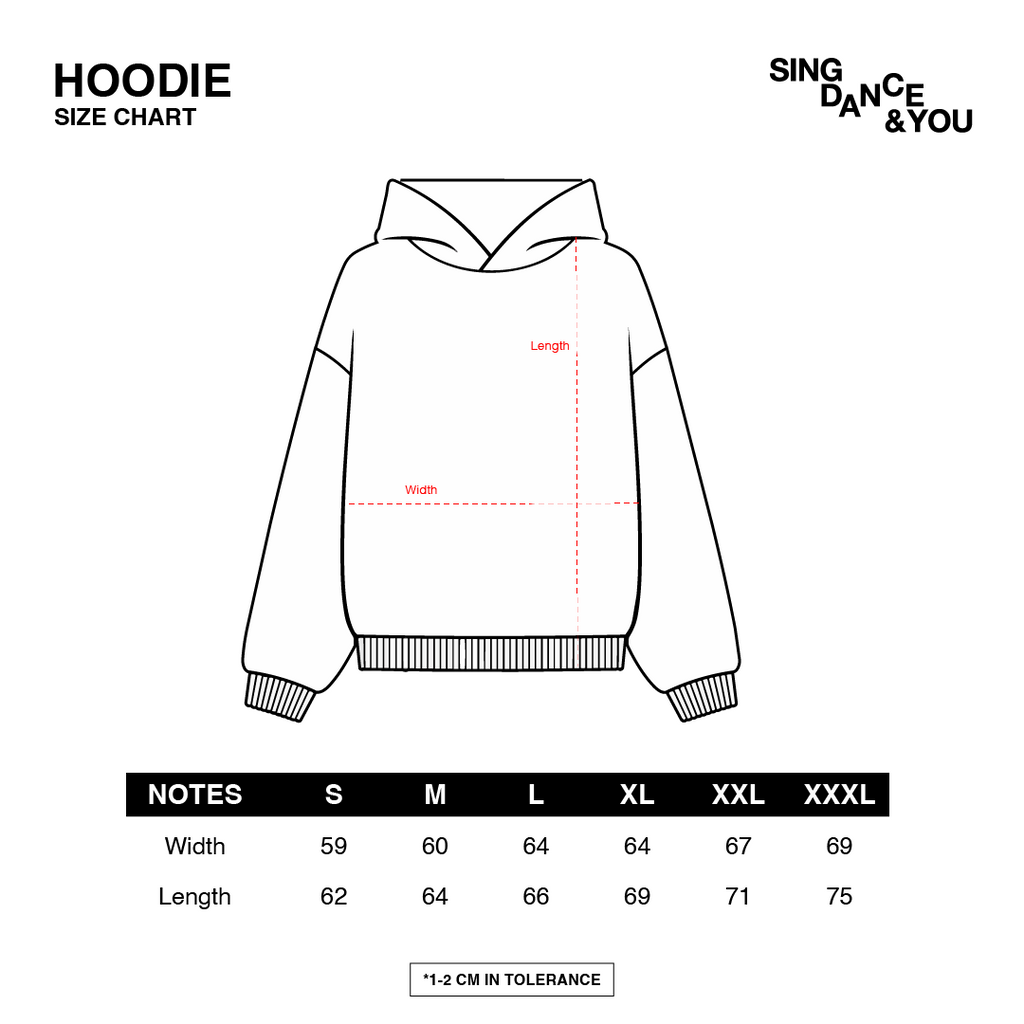 Denisa - Mass of Den - Hoodie - Light Washed - Black
