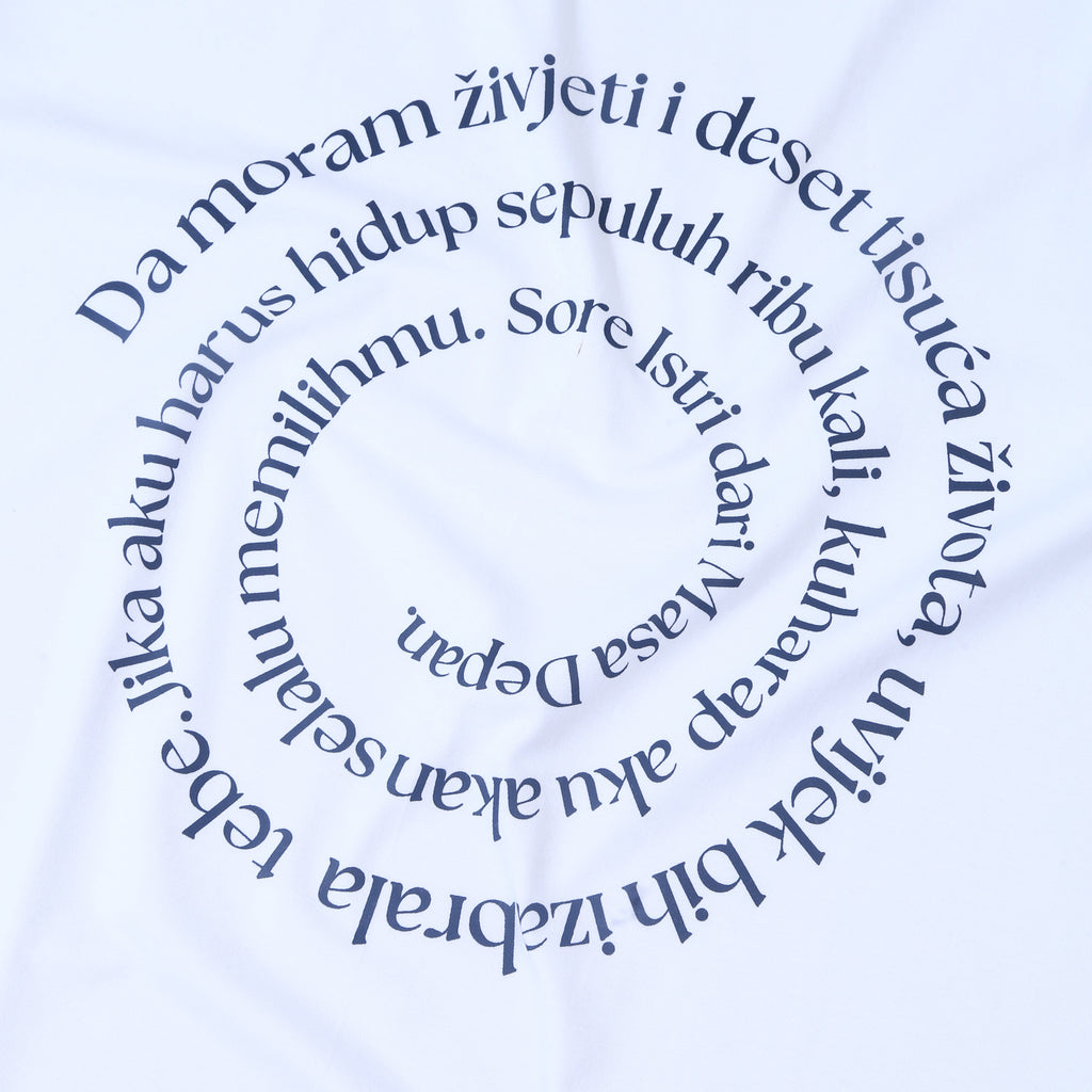 Lagaa - Sore: Istri dari Masa Depan - Boxy T-shirt - White