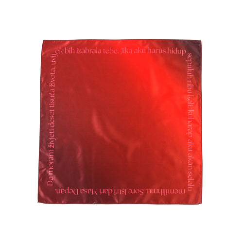 Lagaa - Sore: Istri dari Masa Depan - Scarf - Red
