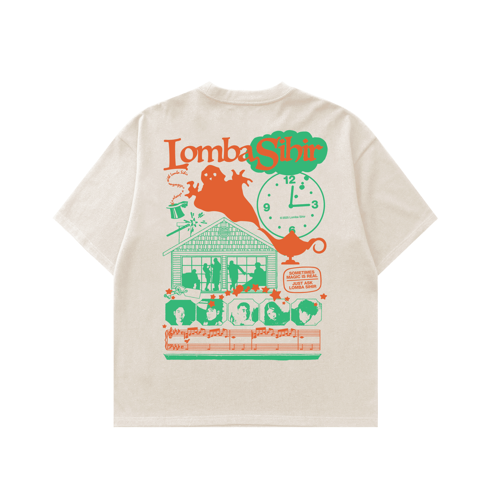 Lomba Sihir - It's All For Fun - T-shirt - Beige