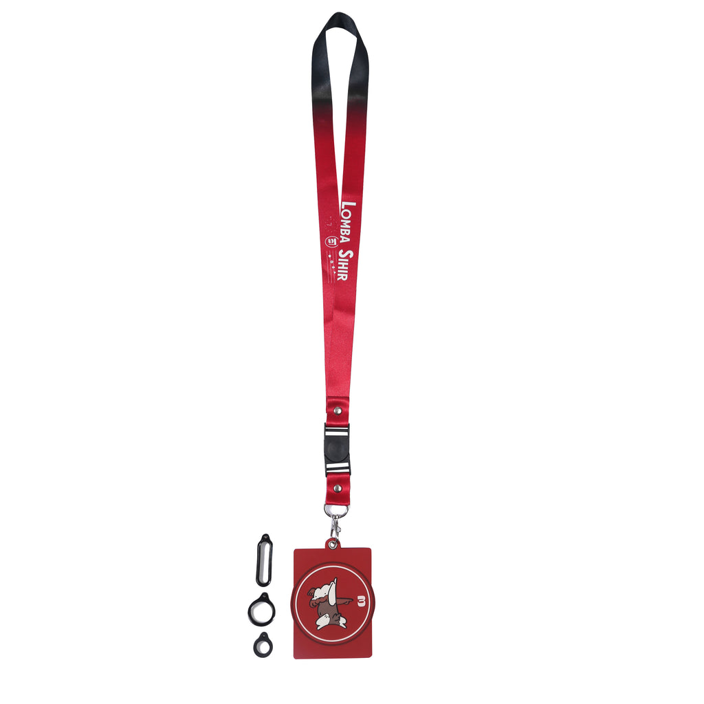 Lomba Sihir - Whisky - Lanyard - Maroon