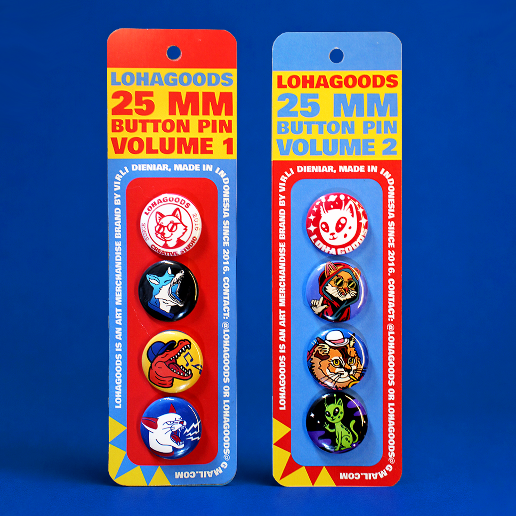 Lohagoods - 25 MM Button Pin Pack