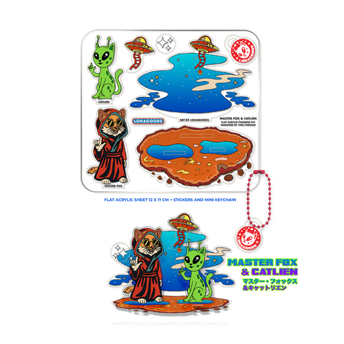 Lohagoods - Master Fox and Catlien Acrylic Standee