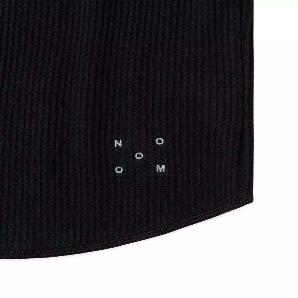 NOM - Raglan Waffle Crewneck Black