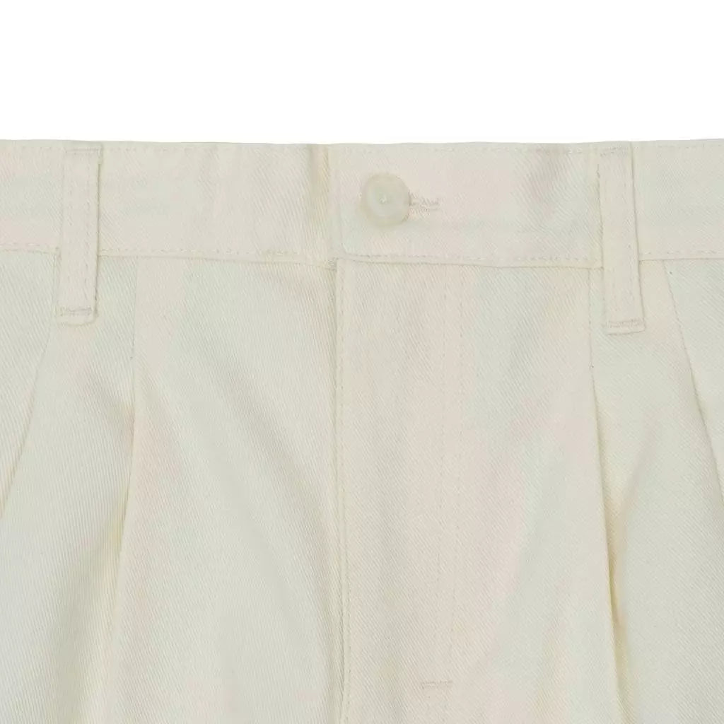 NOM - Two Tucked Barrel Pants Cream